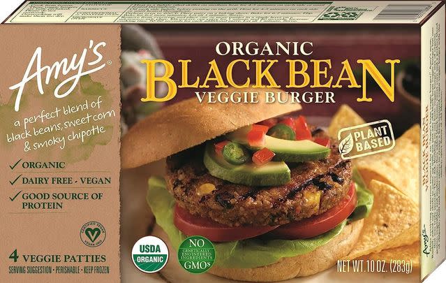 Amy’s Organic Black Bean Veggie Burger