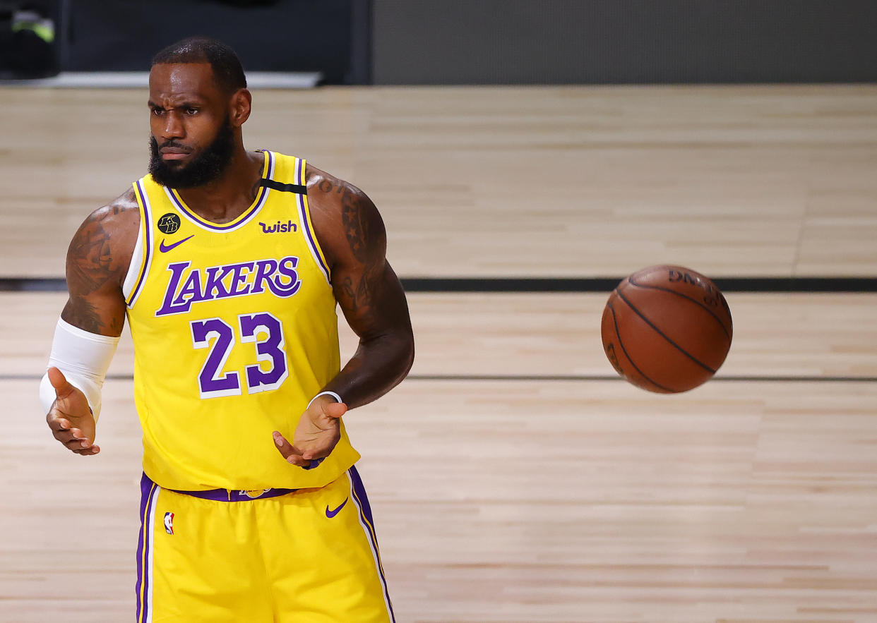 LeBron James has a lot more than basketball on his mind. (Photo by Kevin C. Cox/Getty Images)