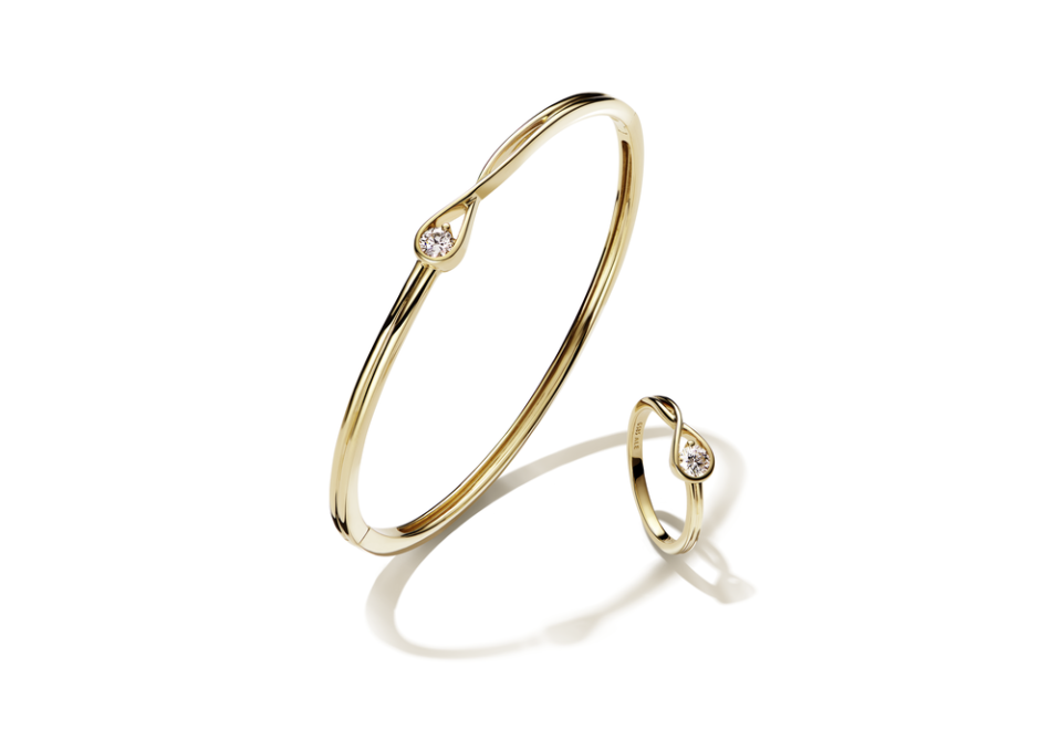 A bracelet and ring, featuring lab-grown diamonds, from the Pandora Brilliance range. - Credit: Courtesy of Pandora