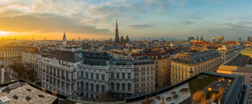 A panoramic view of Vienna’s skyline (Getty Images/iStockphoto)