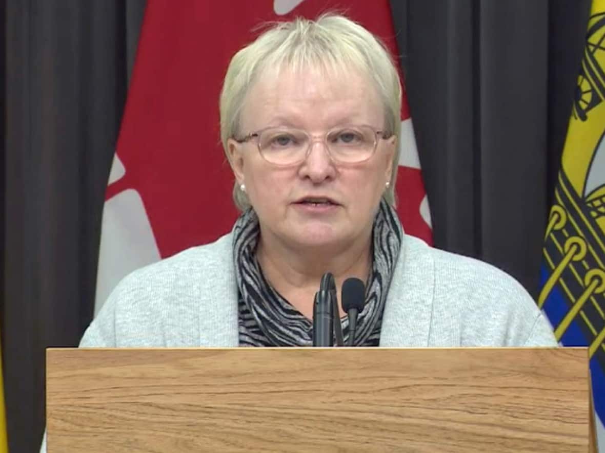 Health Minister Dorothy Shephard told the legislature Thursday the province is ramping up COVID-19 vaccination clinics. (Ed Hunter/CBC - image credit)