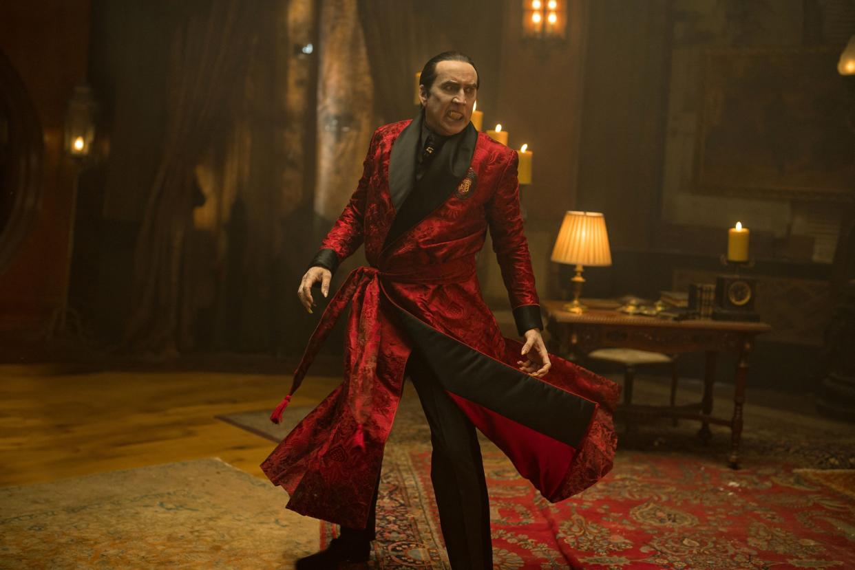 Nicolas Cage brilla como el Drácula de 2023 (Cortesía Lionsgate)