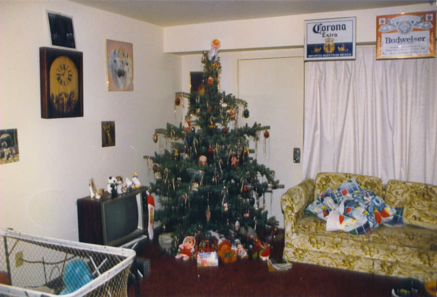 Cathy Swartz’s apartment decorated for Christmas. (Courtesy)