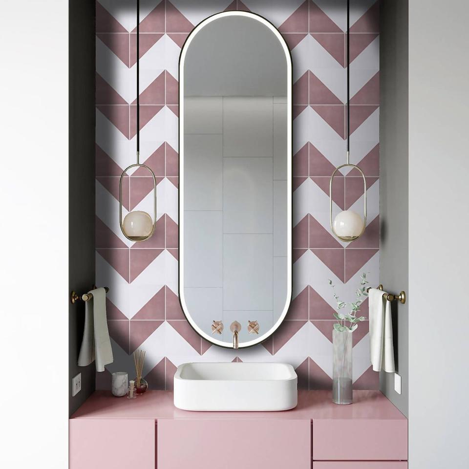 how to use tiles zig zag tiles