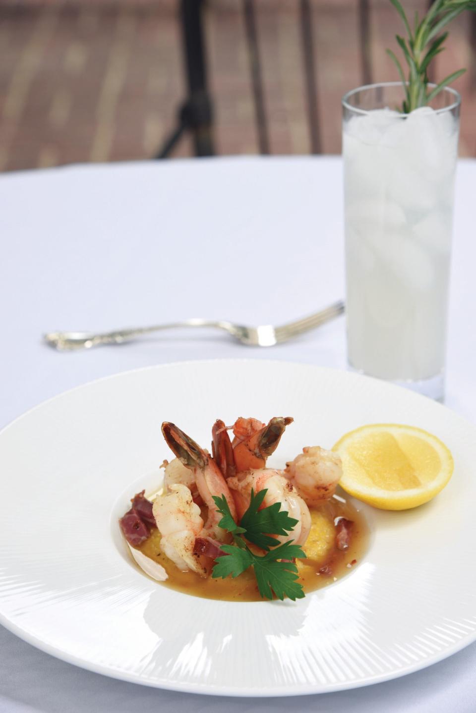 Derby shrimp and grits with Tasso gravy from Tim Laird