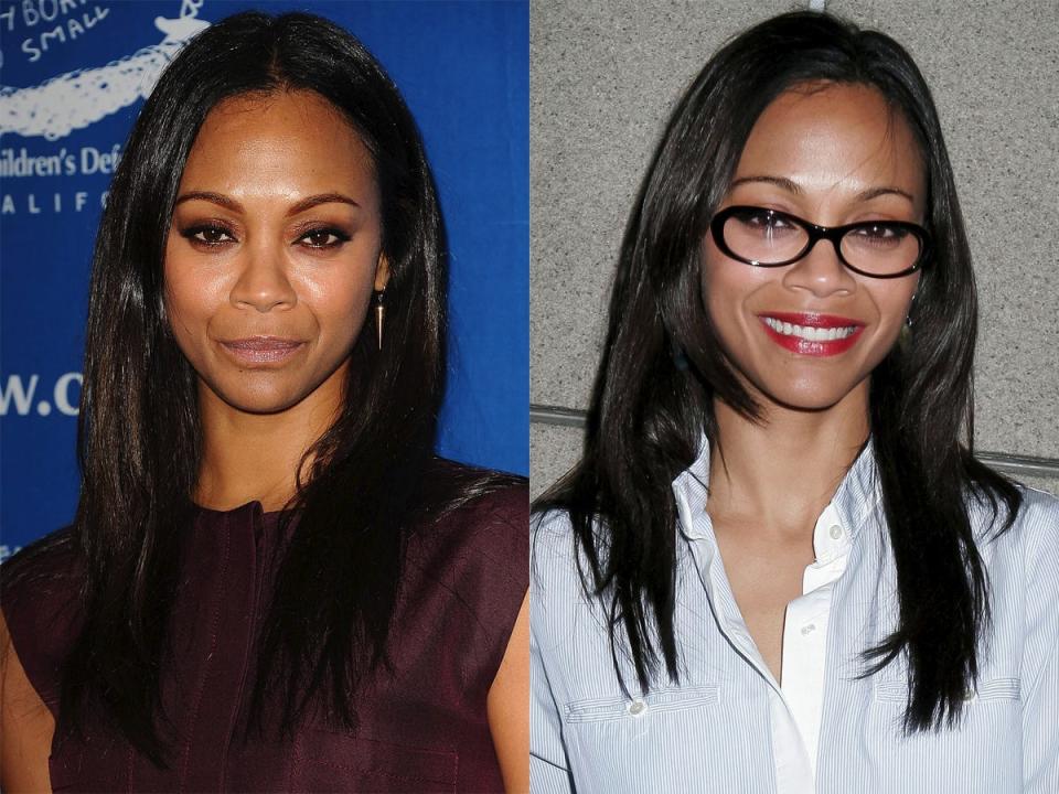 Zoe Saldana glasses