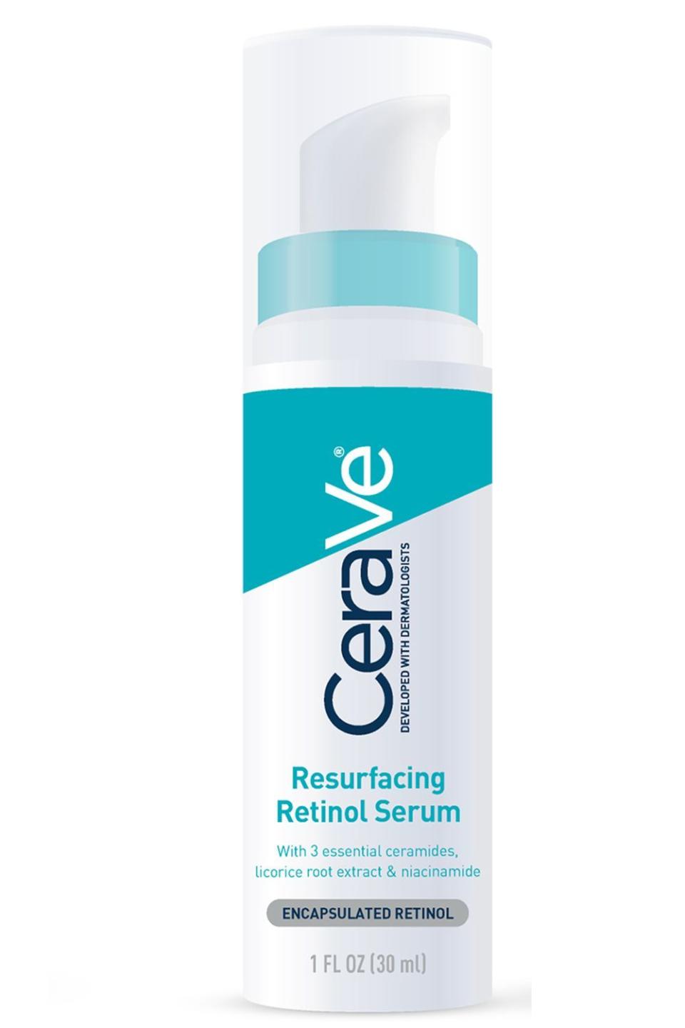 3) CeraVe Resurfacing Retinol Serum