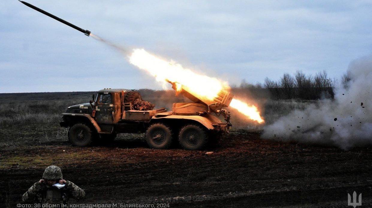 Marines at work on the battlefield. Photo: Defence Forces of the South on Telegram