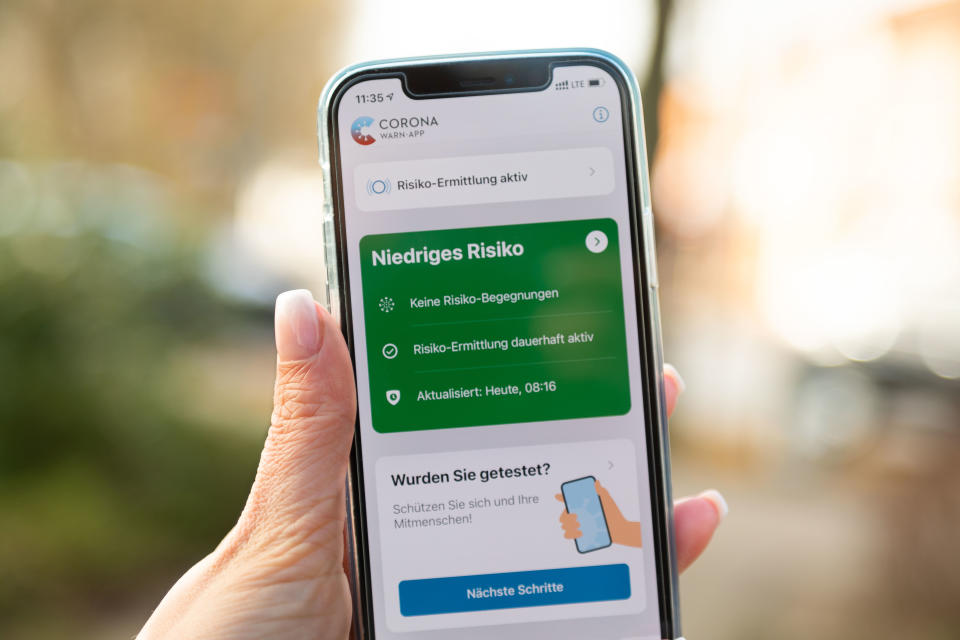 Besser als ihr Ruf: Die Corona-Warn-App (Bild: Katja Knupper/Die Fotowerft/DeFodi Images via Getty Images)