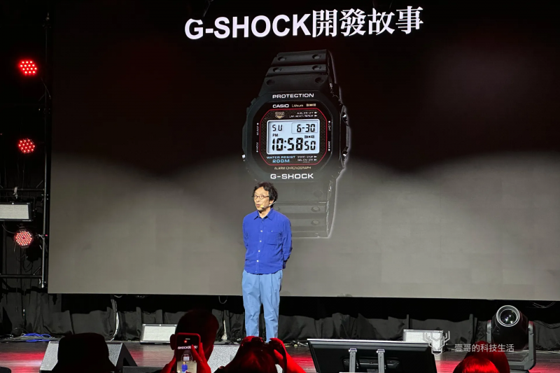 <cite>第一支G-SHOCK手錶怎麼來？最初「為建築工人設計」，發明者認：快放棄時從小孩玩球獲得靈感。(圖／壹哥的科技生活提供)</cite>