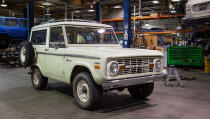 The first-generation Ford Bronco (1966 to 1977) has always been cool in an under-the-radar way. Built as a simple and utilitarian competitor to the Jeep CJ5 and the International Harvester Scout, Broncos were boxy with a bumpy ride that was extremely hot in summer and frigid in winter. But its unpolished experience was the key to its charm, and the three-on-the-tree manually shifted 4x4 came to define Colorado’s rugged working class and Southern California’s laid-back beach lifestyle.