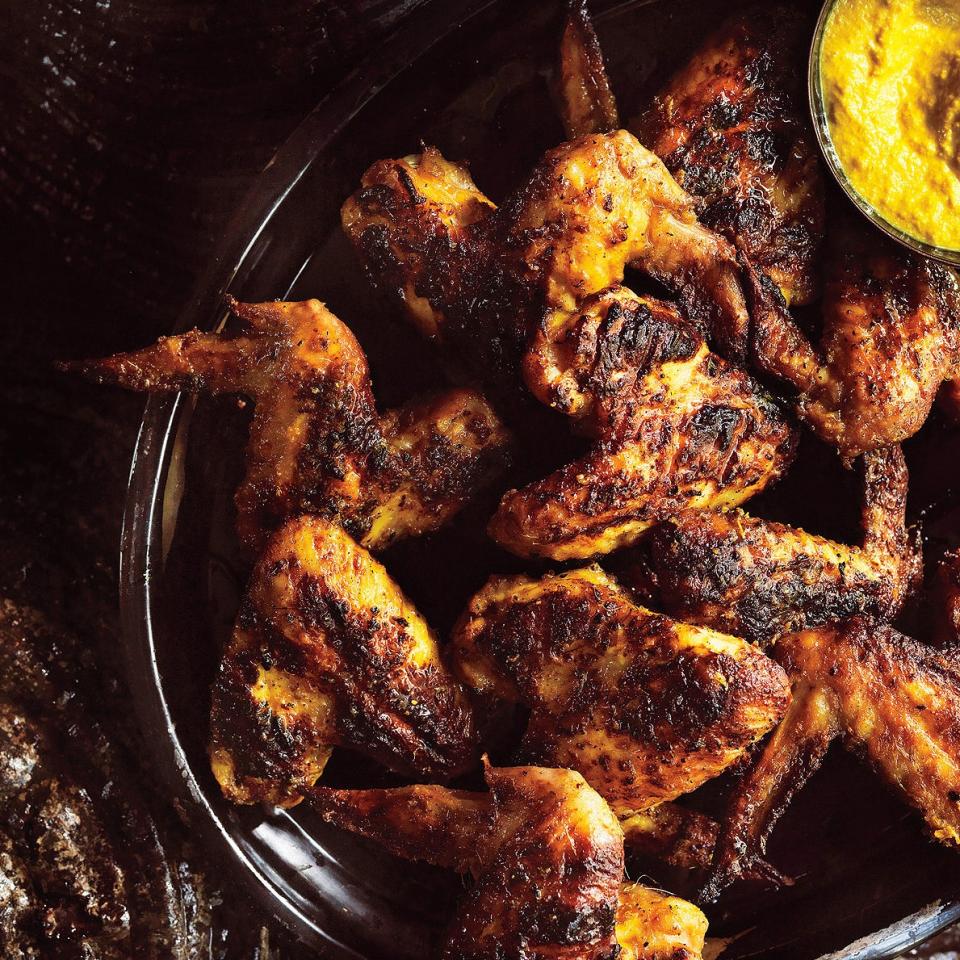 Grilled Turmeric and Lemongrass Chicken Wings