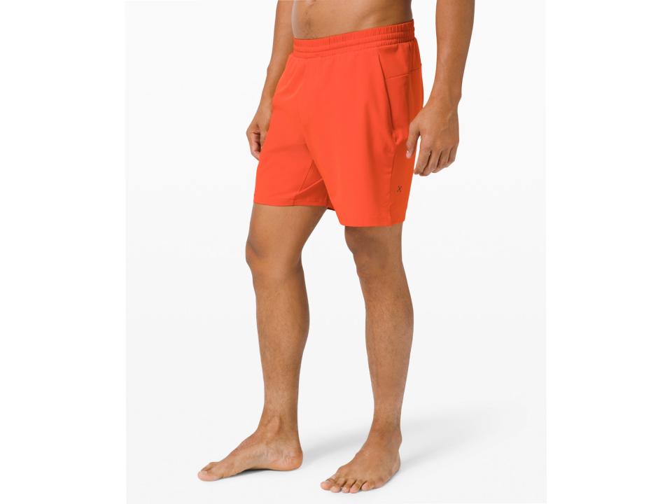 These brightly coloured shorts will be easy to find in your gym bagLululemon