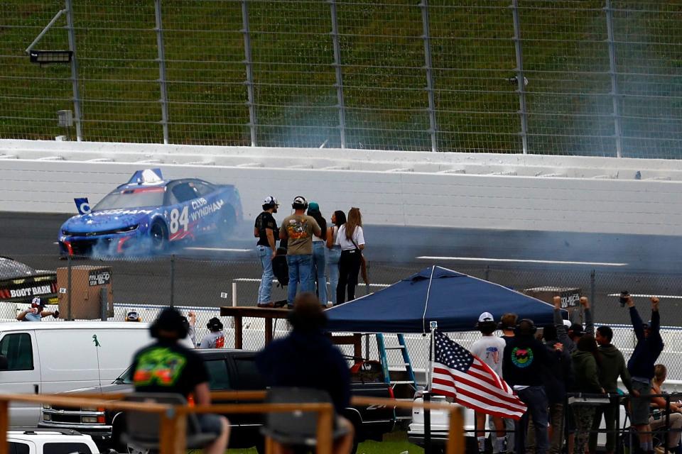 Jimmie Johnson finished 37th, part of a miserable Coca-Cola 600 for Legacy Motor Club on Monday.