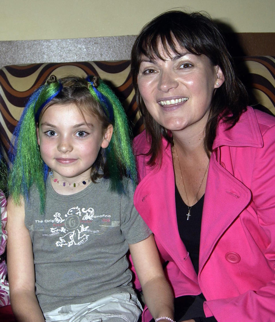 Lorraine Kelly, seen here with a young Rosie, reveals she's loving working with her daughter on their new podcast (Image: Getty Images)