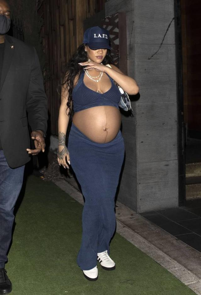 Pregnant Rihanna Elevates Maternity Style With Louis Vuitton Sneakers –  Footwear News