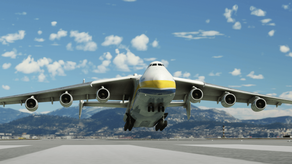 Antonov An-225 Mriya in Microsoft Flight Simulator