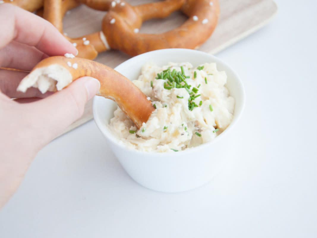 <p>A wonderful cheese with a vegan twist! Anyone can enjoy Oktoberfest! <a href="http://www.elephantasticvegan.com/kartoffelkase-potato-cheese-spread/" rel="nofollow noopener" target="_blank" data-ylk="slk:See the recipe;elm:context_link;itc:0;sec:content-canvas" class="link rapid-noclick-resp">See the recipe</a>. </p>