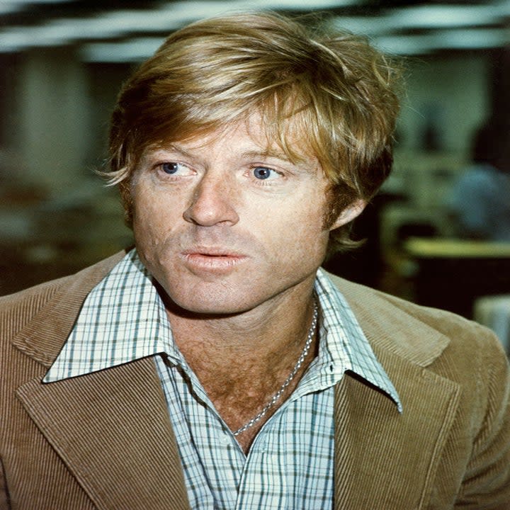 Closeup of Robert Redford