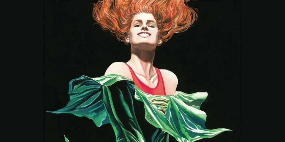 The Justice Society junior member Cyclone, as drawn by Alex Ross.