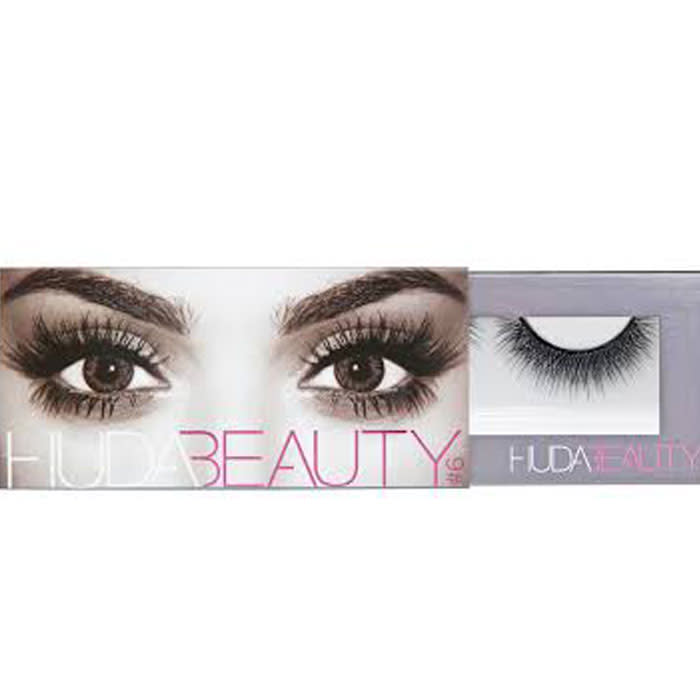 Huda Beauty Lashes Middle Eastern beauty aficionado Huda Kattan had established a pretty good following for herself—think a few million fans through her blog—before she even launched her line of false lashes. But once they debuted, celebrities and their makeup artists couldn’t get enough of them.