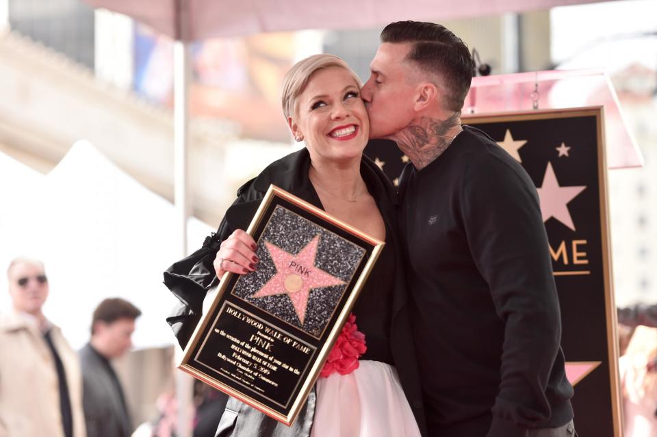 Pink and Carey Hart(Getty Images)