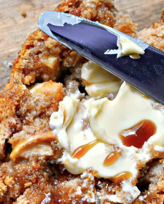 <p>Rabbits and Wolves</p><p>One bowl and 10 ingredients will make you the most delicious vegan and refined sugar-free treat that tastes just like apple pie! </p><p><strong>Get the recipe: <em><a href="https://www.rabbitandwolves.com/vegan-apple-pie-bread/" rel="nofollow noopener" target="_blank" data-ylk="slk:Vegan Apple Pie Bread;elm:context_link;itc:0;sec:content-canvas" class="link ">Vegan Apple Pie Bread</a></em></strong></p>