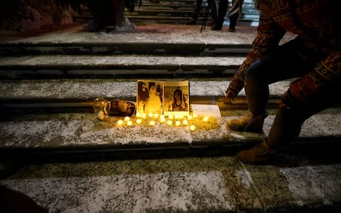 Vigils in Canada in memory of those who died in the Iran plane crash took place as initial investigations suggested the crew did not make a radio call for help before the accident on Wednesday, which killed 176 people - Credit: Candace Elliott/Reuters