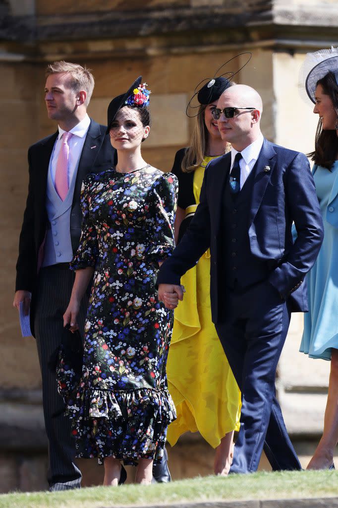 Tom Hardy and his wife Charlotte Riley