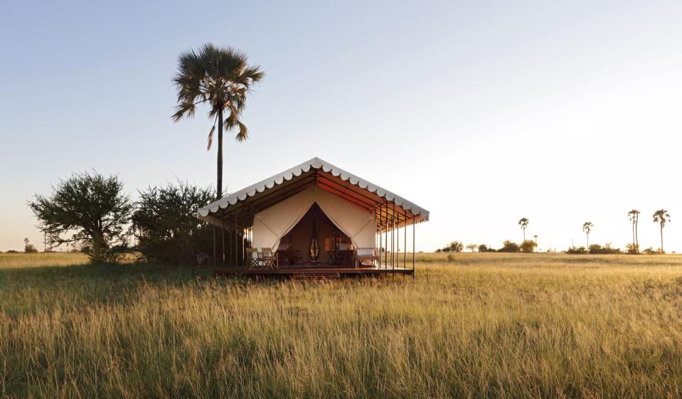 9) San Camp, Botswana