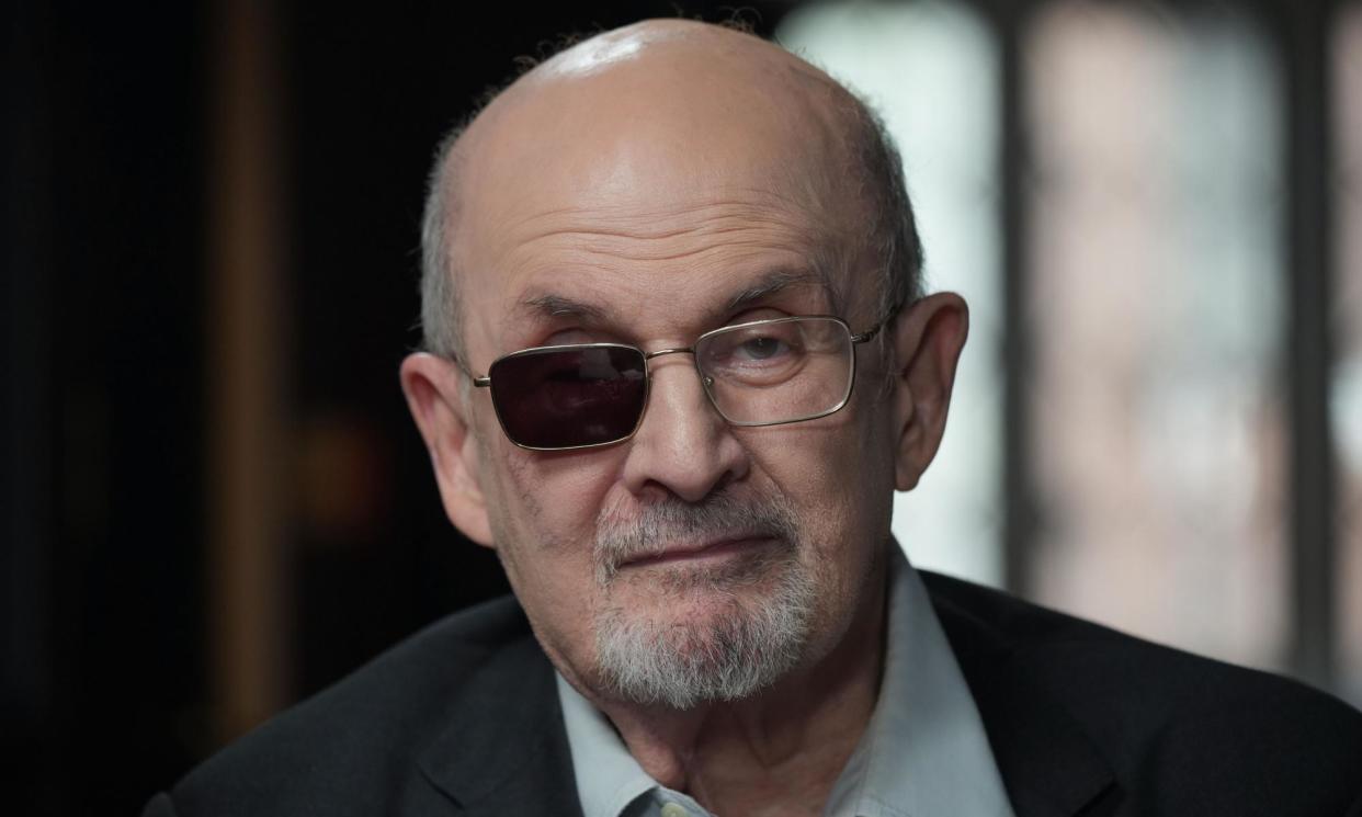 <span>Reflecting … Salman Rushdie. </span><span>Photograph: BBC</span>