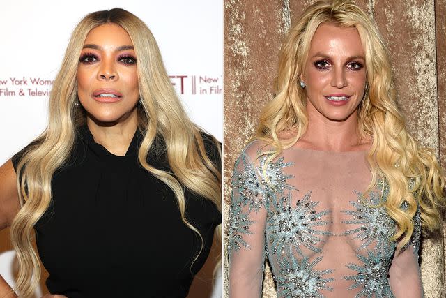 <p>Manny Carabel/Getty Images; Kevin Mazur/WireImage</p> From left: Wendy Williams and Britney Spears