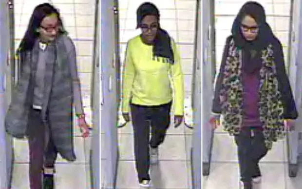 The three girls who left Bethnal Green, London, to join Isis