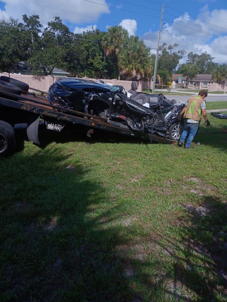 A 7-year-old died Thursday following a crash involving a suspect who was fleeing the scene of a car burglary, the Apopka Police Department said.