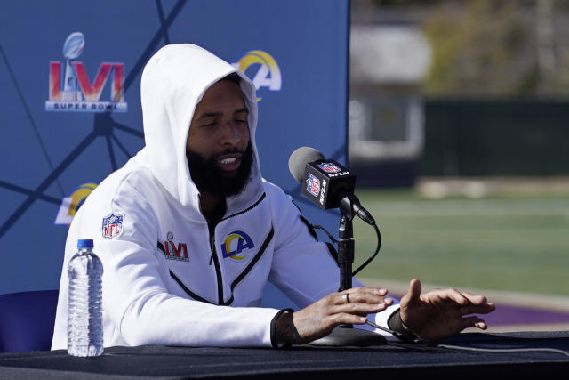 Updates on Los Angeles Rams wide receiver Van Jefferson's knee and Odell  Beckham Jr.'s status