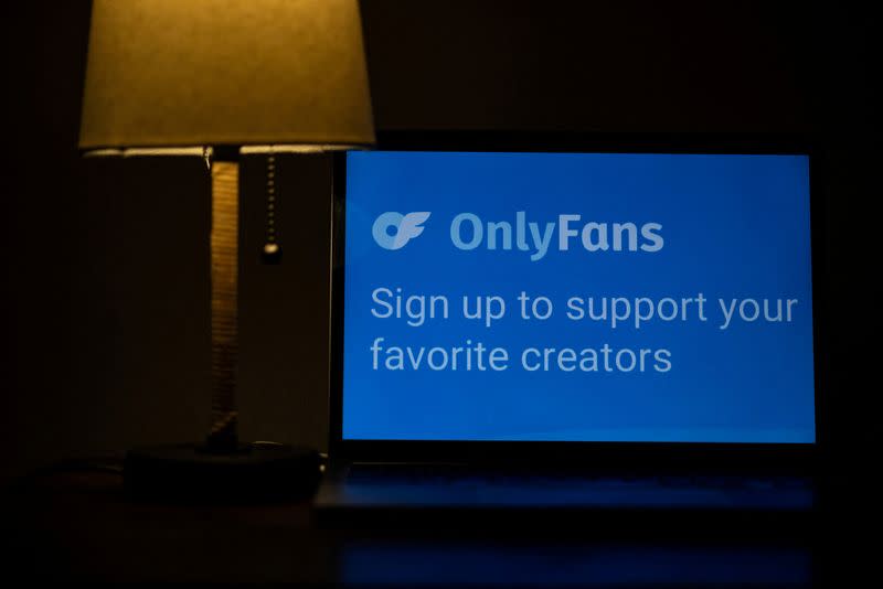 FILE PHOTO: A logo for OnlyFans is seen in this illustration picture