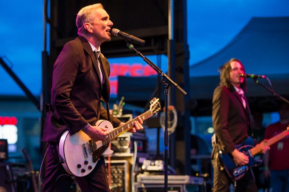 Art Alexakis of Everclear performs at Four Winds Field in South Bend, Indiana on June 3, 2017. Everclear will perform at Pappy and Harriet's in Pioneertown, Calif., on Dec. 2, 2022.