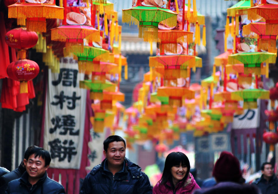 Chinese Welcome The Year Of Dragon