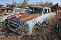 <p>We challenge you to find another 1953 Packard Cavalier in a junkyard. Not only is it a rare beast, with only 10,779 manufactured, but it’s in great condition too. These four-door saloons, which had a $3234 asking price, were only in production for two years (1952-1953). </p><p>It was photographed in Roswell’s A1 Auto Recycling, which no longer exists. Before it closed its doors, an auction was held, with cars that failed to sell heading to the crusher. We really hope that it found a new home.</p>