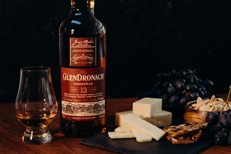 The GlenDronach and cheese pairing