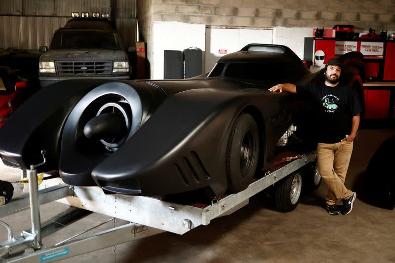 FILE PHOTO: French museum offers drive in famous movie cars