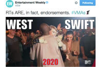 When the 2020 presidential campaign was fought between Kanye West and Taylor Swift.