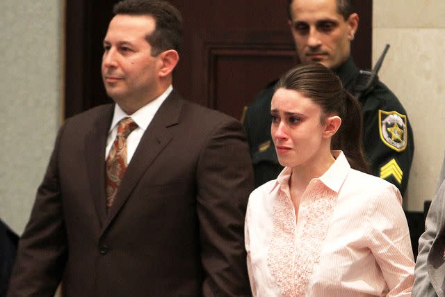 <p>Red Huber-Pool/Getty</p> Casey Anthony on July 5, 2011.