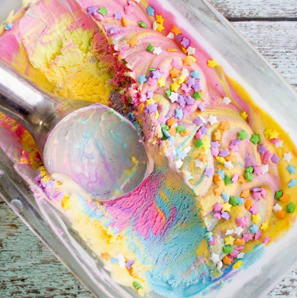 There is unicorn ice cream and we require it RIGHT NOW