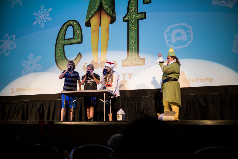 An ‘Elf’ Movie Party at the Alamo Drafthouse Cinema