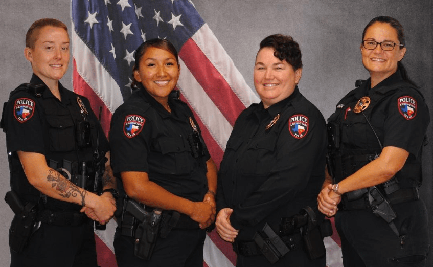 Lexington, Texas police officers. 
