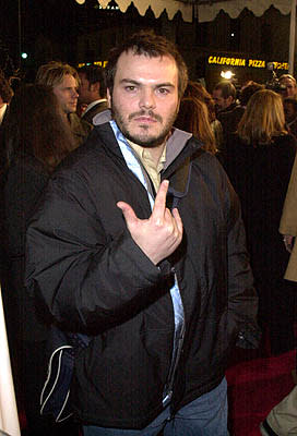 Jack Black at the Mann Village Theater premiere of Columbia's Saving Silverman