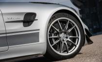 <p>The Pro rolls on the same tires as the GT R, although it does sport lighter forged aluminum wheels, as well as standard carbon-ceramic brakes, which are optional on the standard GT R. </p>
