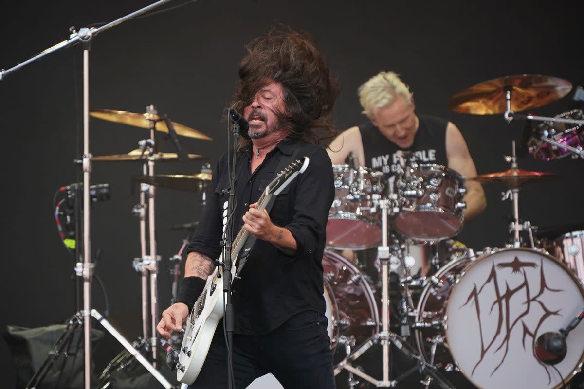 Foo Fighters perform a ‘surprise’ set on the Pyramid Stage (Yui Mok/PA) (PA Wire)