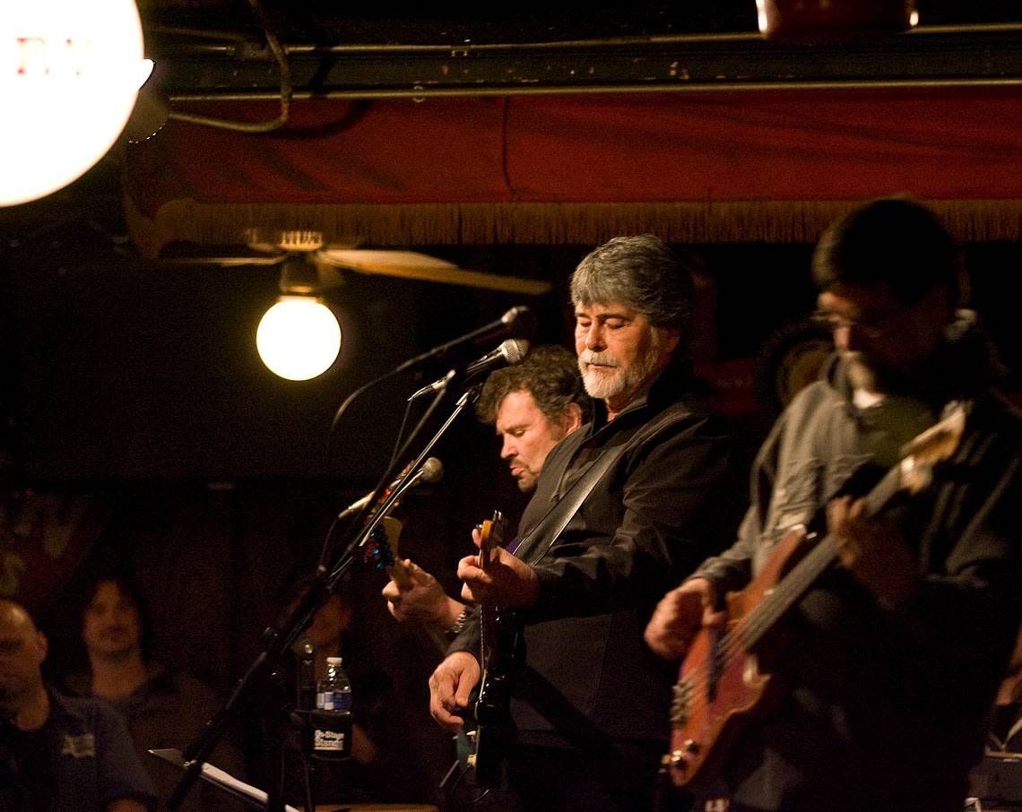 Back on the same stage they started in the early 1970s, Alabama plays The Bowery on Thursday, April 4, 2013. The band members are, from left, Jeff Cook, Randy Owen and Teddy Gentry. Photo by Janet Blackmon Morgan / jblackmon@thesunnews.com